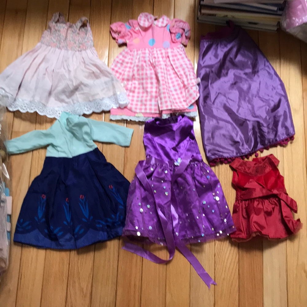 DOLL clothes set of 6